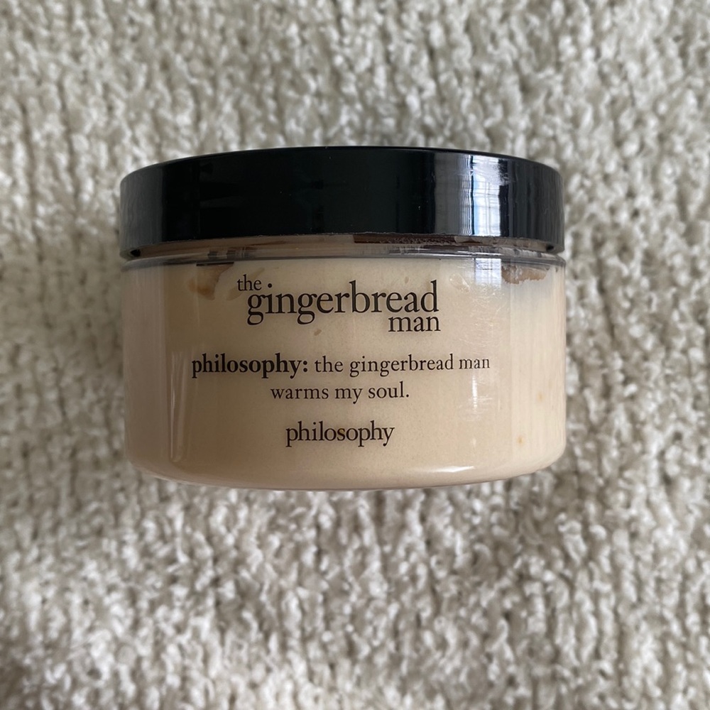 Philosophy Gingerbread Man Body Cream with Vitamin Beads- 4oz size